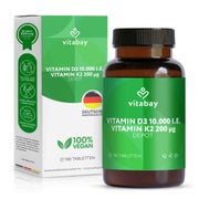 Produktabbildung: Vitamin D3 K2 20000 IE Tabletten vegan 180 St