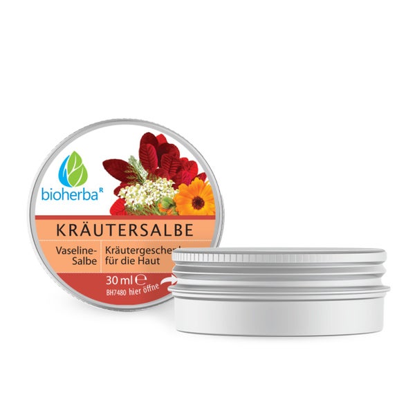 Bioherba Kräutersalbe Vaseline-Salbe mit Schafgarbe und Sumach 30 ml