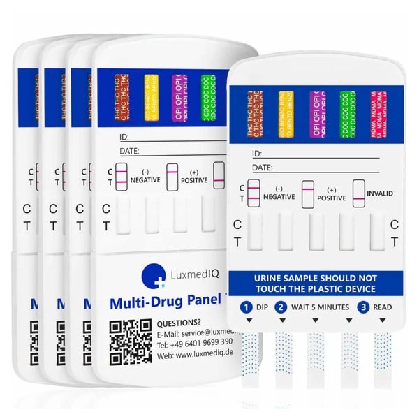 Drogentest für 10 Drogen - Drogeschnelltest Multi 10 5 St