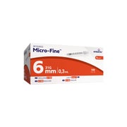 Micro-fine Insulinspritze 0,3 Ml U100 6 Mm 100X0,3 ml