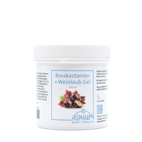 Rosskastanien + Weinlaub Allpharm Premium 250 ml