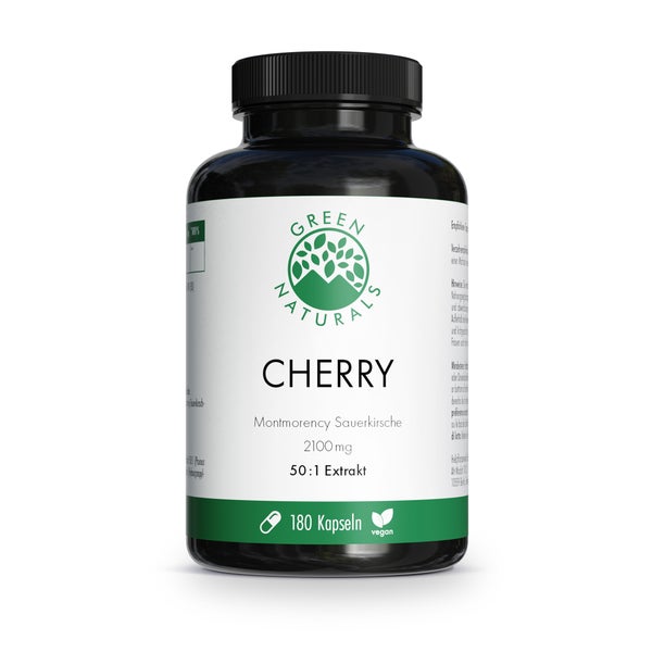 Green Naturals Cherry Montmoren.sauerk.2100 Mg Kps 180 St