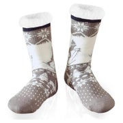 Wintersocken Herren Thermo Anti Rutsch Sohle Innenfrottee Sk 1 St