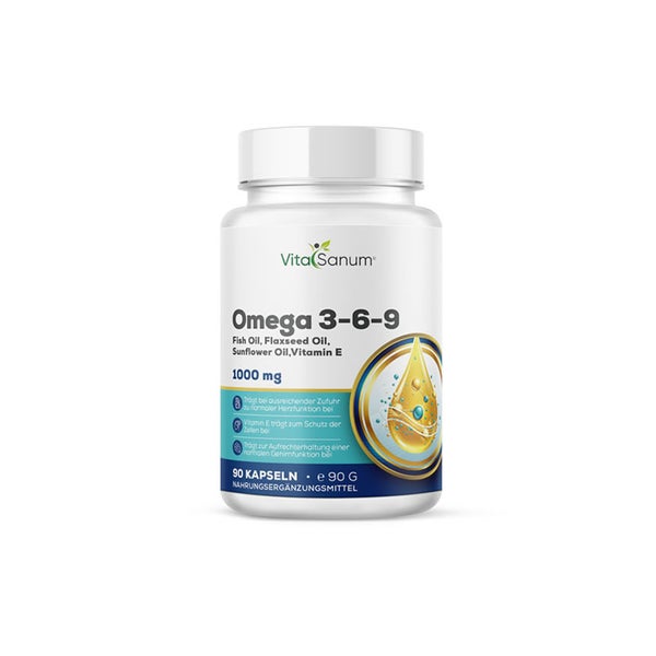 VitaSanum® – Omega 3-6-9 – 1000 mg – 90 Softgelkapseln 90 St