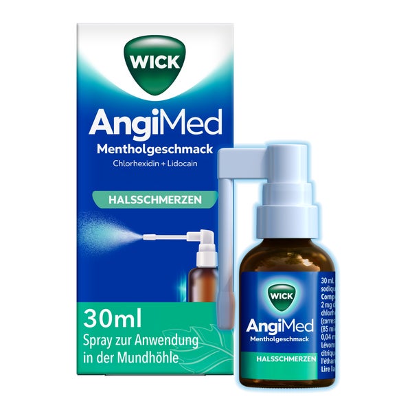 Wick Angimed Mentholgeschmack 2mg/ml+0,5mg/ml Spray 30 ml