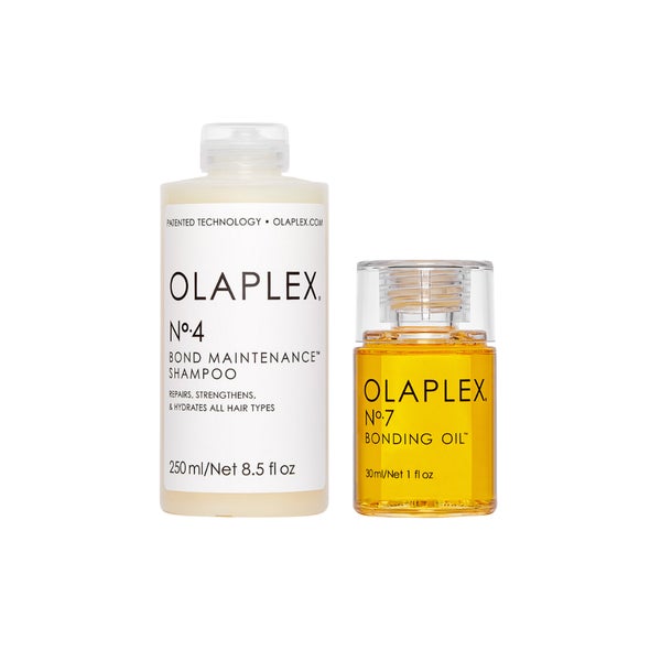 Olaplex No.4 Bond Maintenance Shampoo & Olaplex No.7 Bonding Oil Set 30 ml