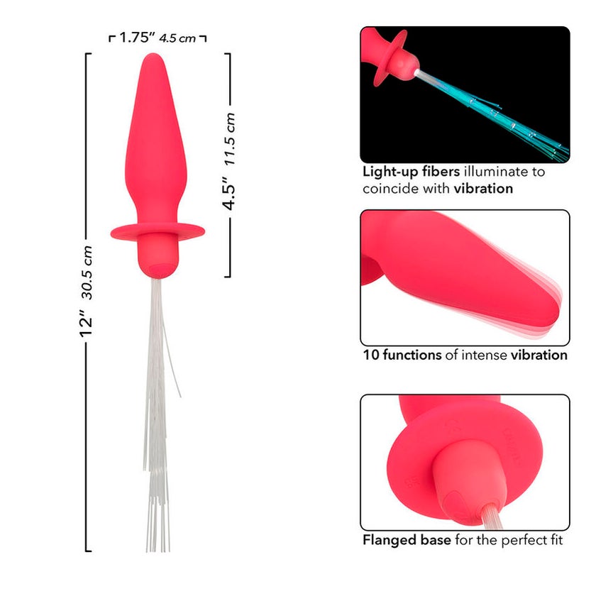 leuchtender anal plug Buy Light Up Anal Butt Plugs – WeLovePlugs main image 1