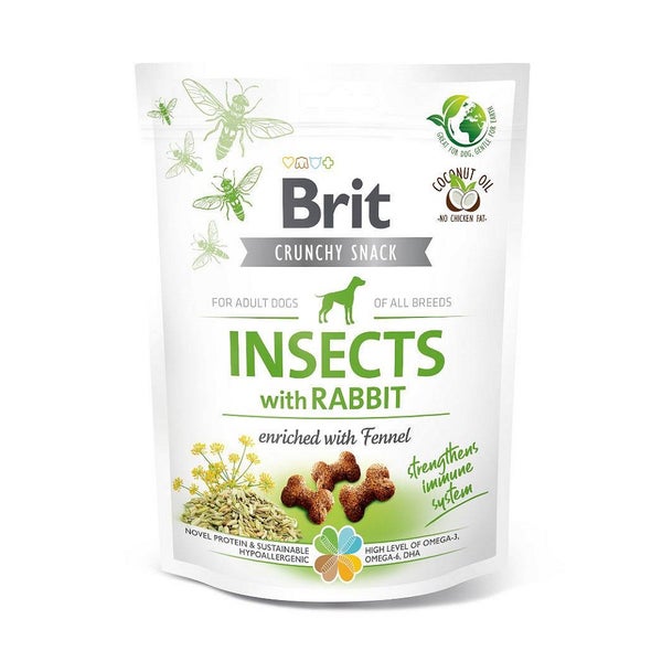BRIT Care Dog Crunchy Crakcer Insect & Rabbit 0,25 kg