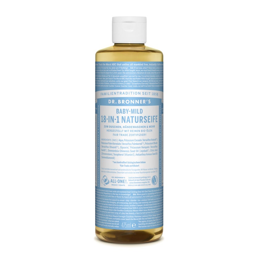 Dr.bronners 18in1 Naturseife flü.Baby-Mi 475 ml