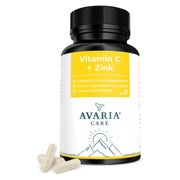Vitamin C – 1000mg+15mg Zinkbisglycinat, hochdosiert, vegan 180 St