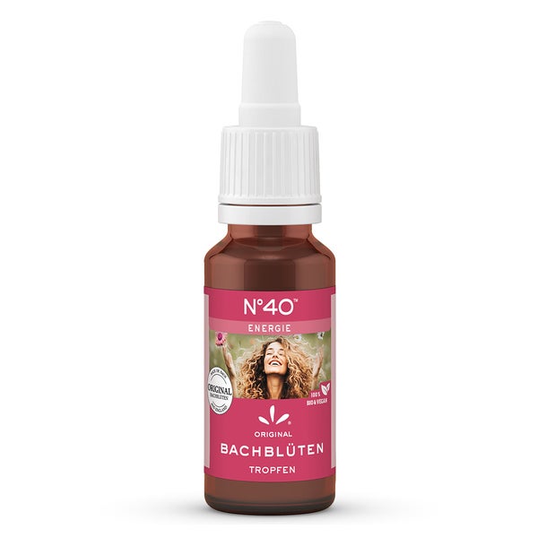 Lemon Pharma Bachblüten Tropfen N°40 – Energie 20 ml