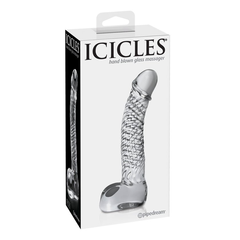 Icicles - Handgefertigter Glasdildo 