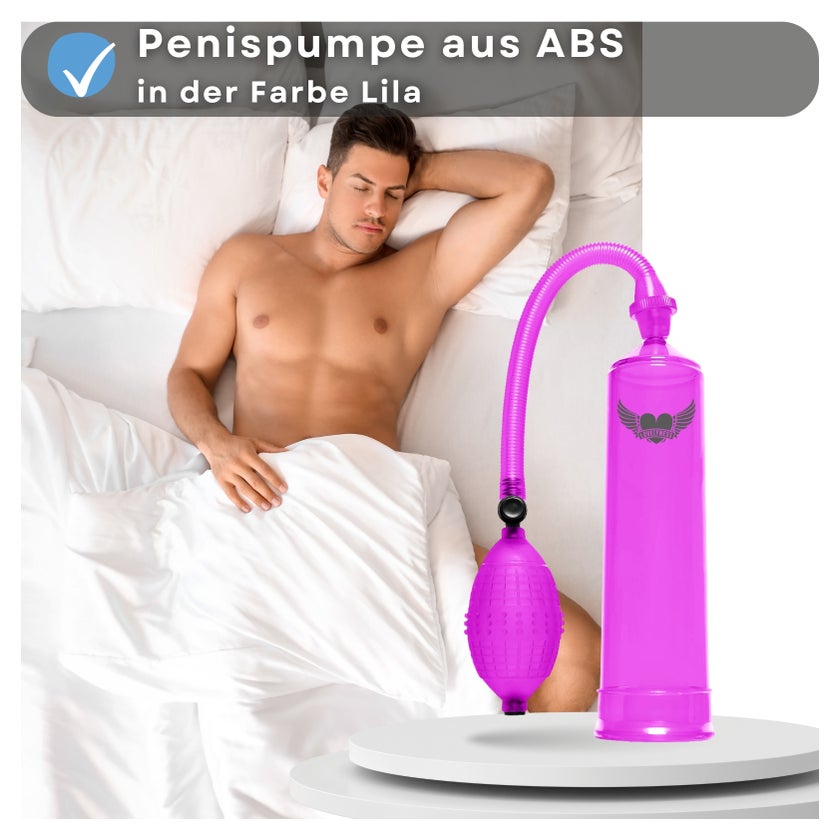 penispumpe in aktion Lovelyness - Penispumpe in Lila günstig kaufen