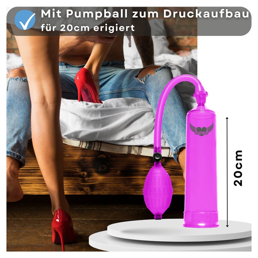 penispumpe in aktion Lovelyness - Penispumpe in Lila günstig kaufen