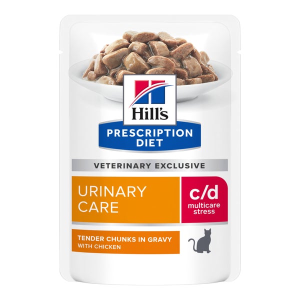 HILL'S Prescription Diet Feline c/d Urinary Stress Chicken 12x85 g 0,85 kg