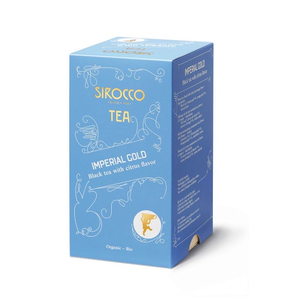Sirocco Bio Tee Imperial Gold Black mit Zitrone & Orange 20 Sachets à 2,5 g 2,5 g