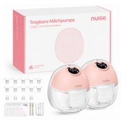 Nuliie Milchpumpe Elektrisch tragbar Rosa 1 St