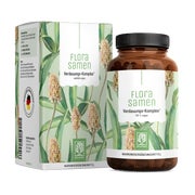Produktabbildung: Verdauungs Komplex mit Flohsamenschalen mit Süßholz und Calcium - FLORASAMEN - 120 vegane Kapseln - NATURTREU® 120 St