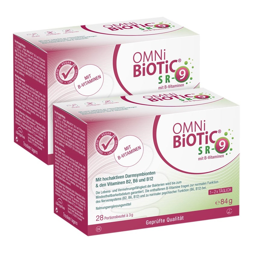 OMNI BIOTIC® SR-9 mit B-Vitaminen Doppelpack 2X28X3 g