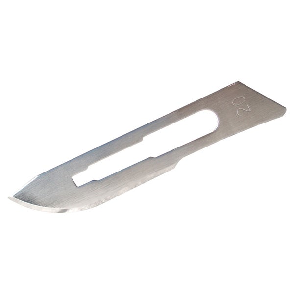 Skalpellklinge Nr. 20 für Halter Nr.4-10 Stück steril 1 St