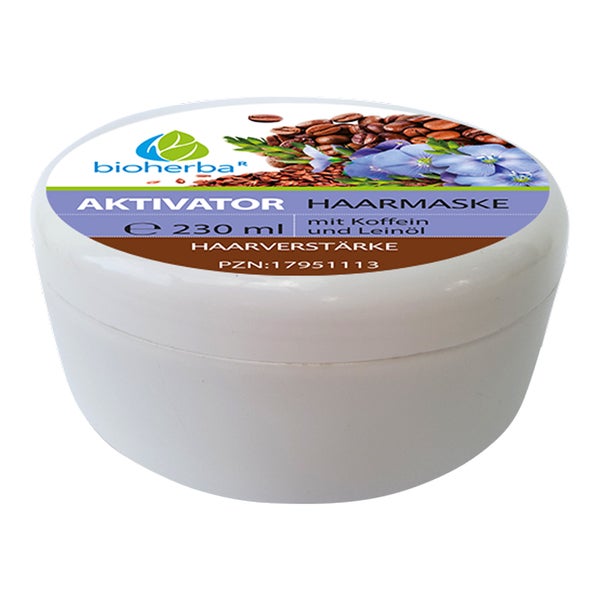 Bioherba Haarmaske Aktivator Mit Koffein & Leinöl Energie & Kraft 230 ml