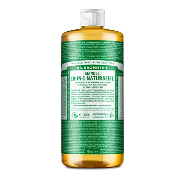 Dr. Bronner's 18 in1 Mandel Liquid Soap 945 ml