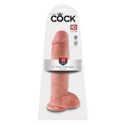 King Cock - KC 11 Cock with Balls Brown