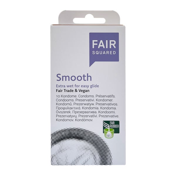 FAIR SQUARED Smooth Kondome 55 mm, 10 Stück 10 St