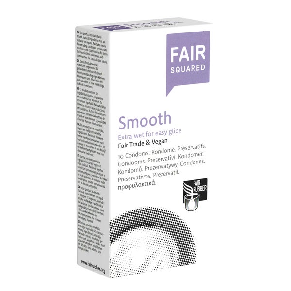 «Smooth» Kondome 10 Stk, 54 mm, extra feucht, vegan (10 Kondome) 10 St