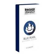 «Blue Pearl» blaue, genoppte Kondome (12 Kondome) 12 St