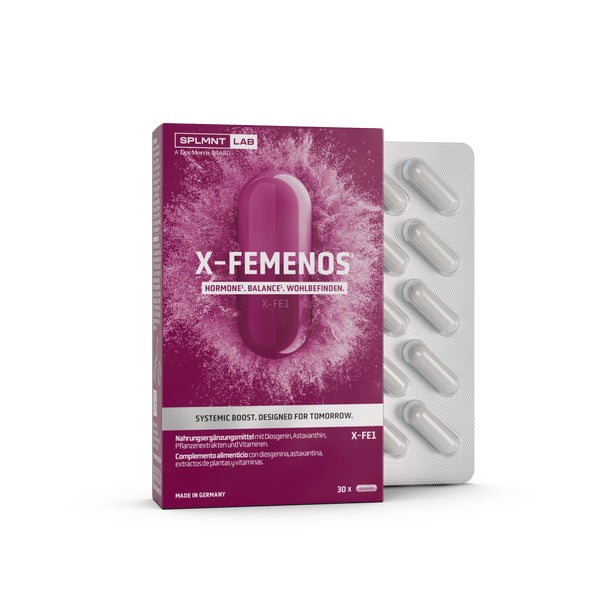 SPLMNT LAB X-FEMENOS mit Ashwagandha, Maca, Yams, Frauenmantel & L-Carnitin 30 St