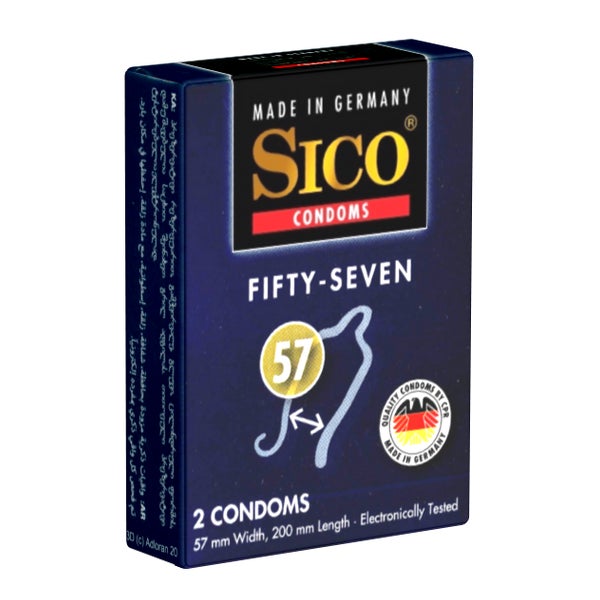Size «Fifty-Seven» Kondome nach Maß, Größe XXL (57mm) (2 Kondome) 2 St