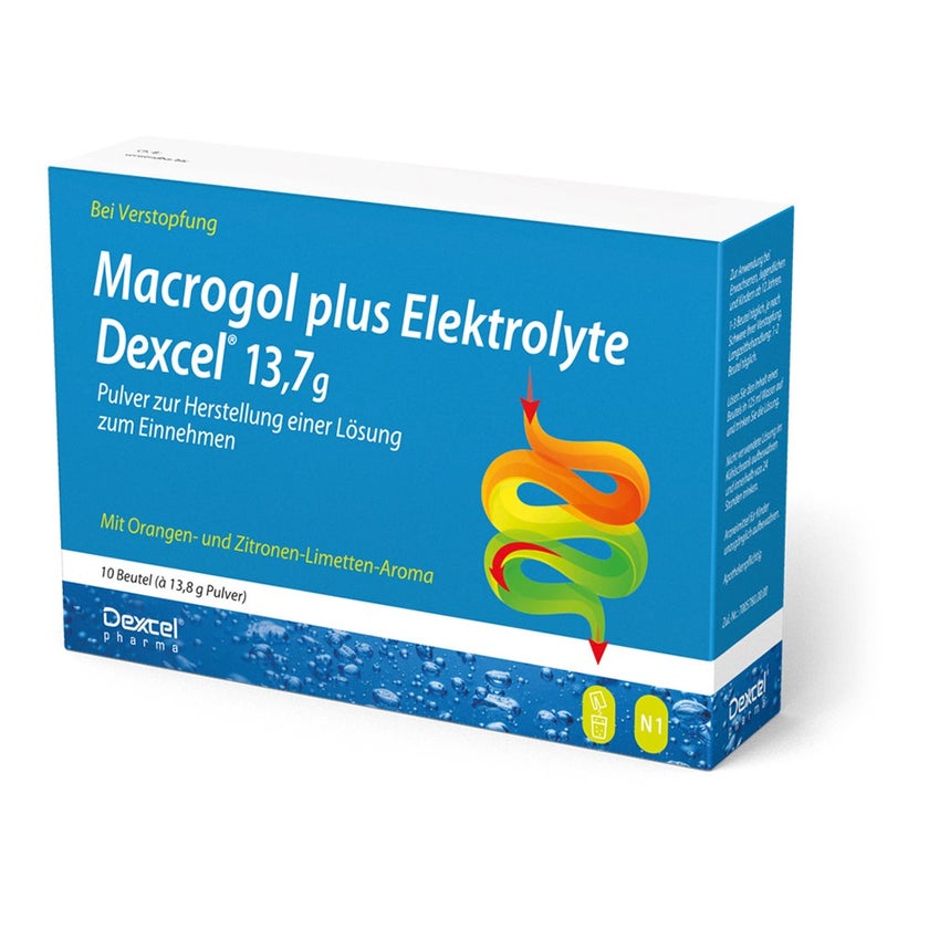 Macrogol plus Elektrolyte Dexcel® 13,7 g 10 St