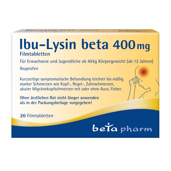 Ibu-lysin Beta 400 Mg Filmtabletten 20 St