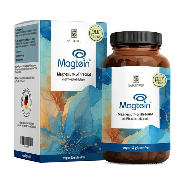 Magnesium-L-Threonat mit Phosphatidylserin Magtein® 120 vegane Kapseln NATURTREU® 120 St