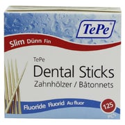TEPE Zahnhölzer dünn m.Fluorid 125 St