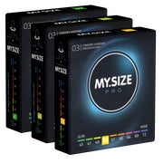 Produktabbildung: PRO «Probierset S» Maßkondome, hypoallergen, 9 Stück (9 Kondome) 9 St