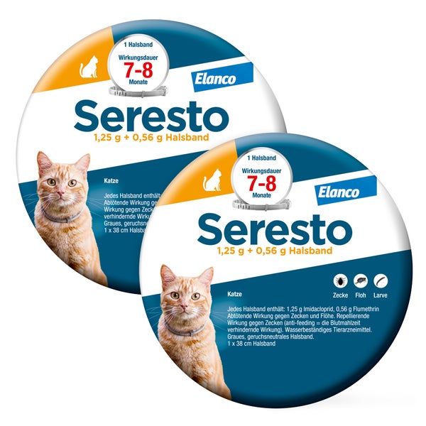 Seresto Halsband für Katzen 2X1 St