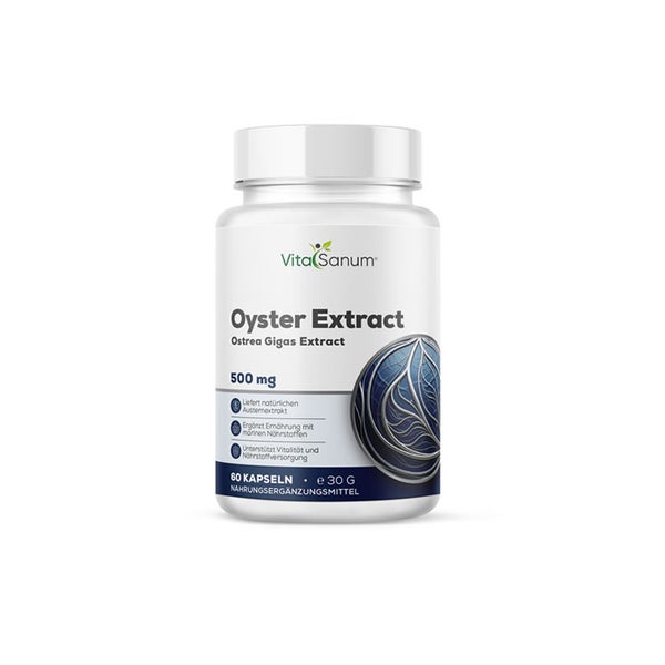 VitaSanum®- Austernextrakt (Ostrea gigas thunberg) 500 mg 60 Kapseln 60 St