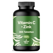 Vitamin C Zink Tabletten - 365 Stück - Nature Flow 365 St