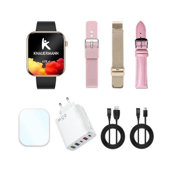 Knauermann Lite 4 (2026) Smartwatch mit GPS & Telefonfunktion 1 St