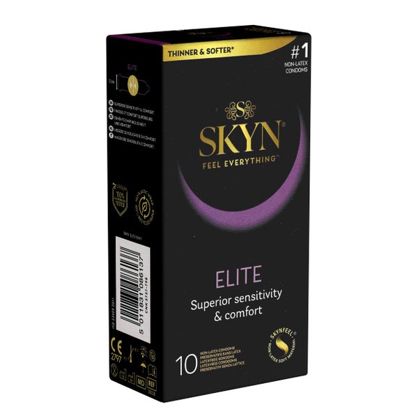 Elite Kondome 10 Stück – superdünn & latexfrei (10 Kondome) 10 St