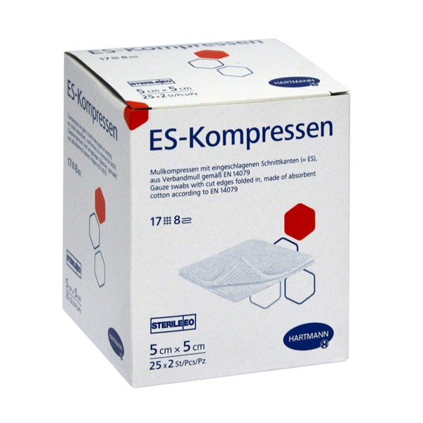 Es-kompressen Steril 5x5 cm 8fach 25X2 St