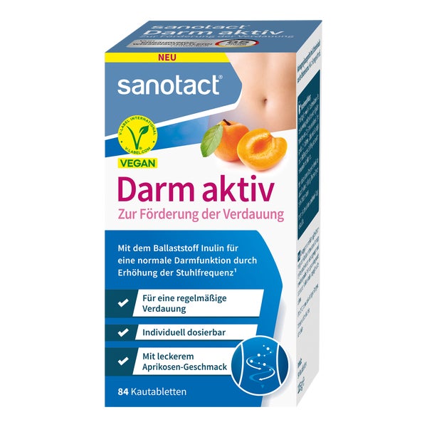 sanotact Darm Aktiv Kautabletten 84 St