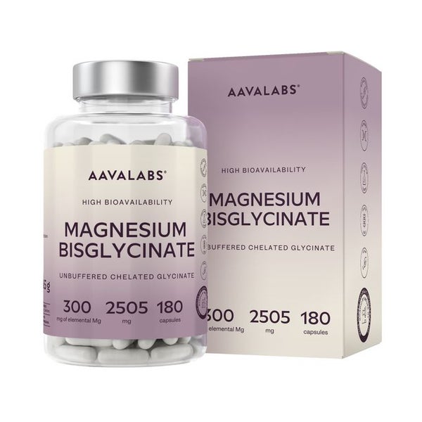 Aavalabs Magnesium Bisglycinat 300 mg, 180 Kapseln 180 St