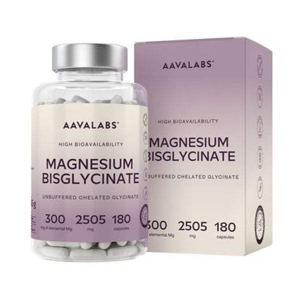 Aavalabs Magnesium Bisglycinat, ungepuffert & chelatiert 180 St