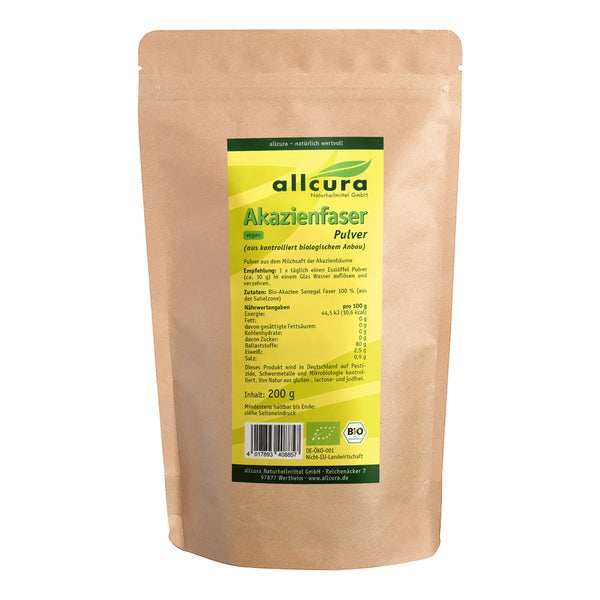 Akazienfaser Bio Pulver 200 g