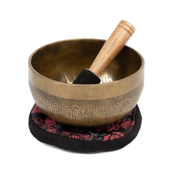 bodhi Tibetische Klangschale mit BUDDHA 1 St