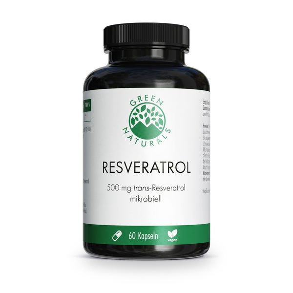 Green Naturals Trans-resveratrol 500 Mg Vegan Kps. 60 St