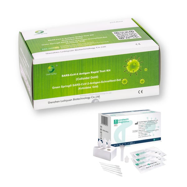 Green Spring Covid-Antigentest gratis parahealth Covid Tests 100 St